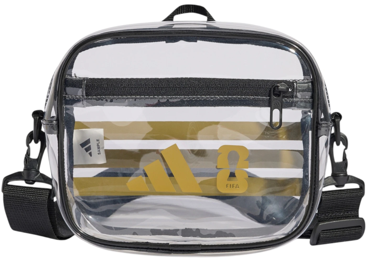 adidas FIFA World Cup 2026 Official Emblem Bag Transparent/Black/Dark Football Gold