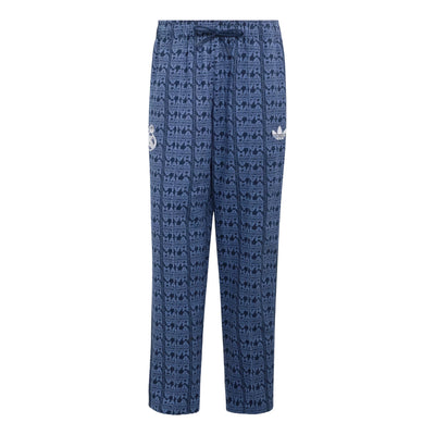 adidas x Real Madrid Lfstlr Track Pants Asia Sizing 'Collegiate Navy Crew Blue'