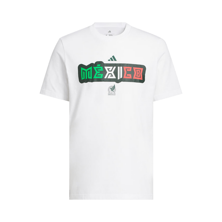 Adidas World Cup 26 Mexico Home Graphic Tee 'White'