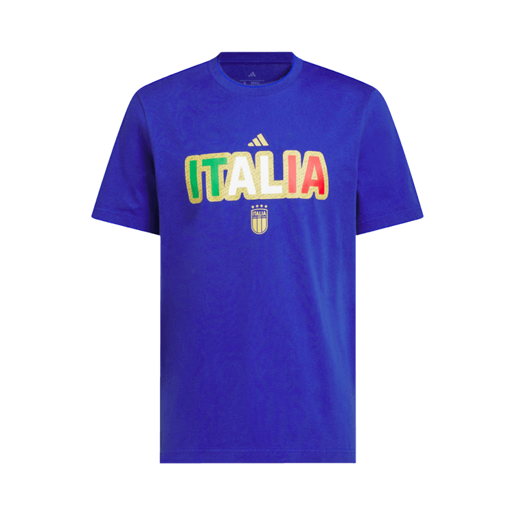 Adidas FIFA World Cup 26 Italy Home Graphic Tee 'Semi Lucid Blue'