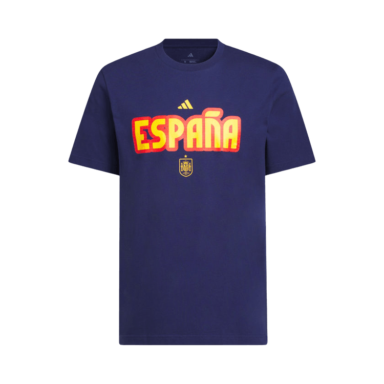 Adidas World Cup 26 Spain Home Graphic Tee 'Dark Blue'