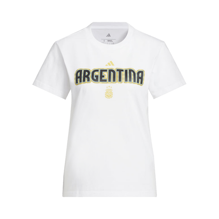 Adidas World Cup 26 Argentina Home Graphic Tee 'White'