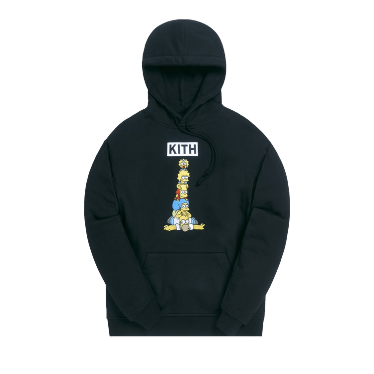 Kith For The Simpsons Family Stack Hoodie 'Black'