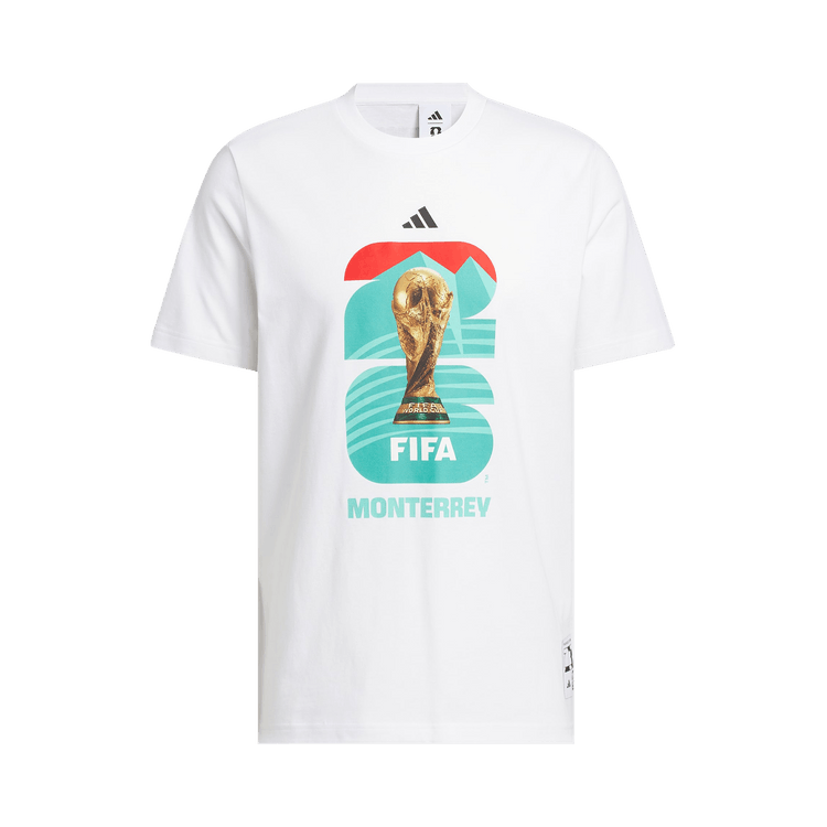Adidas FIFA World Cup 26 Host City Monterrey Graphic T-Shirt 'White'