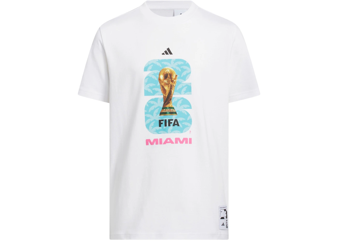 adidas Kids FIFA World Cup 26 Host City Graphic T-shirt White