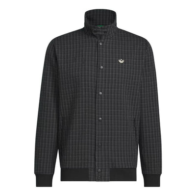 adidas Houndstooth Jacket Asia Sizing 'Carbon'