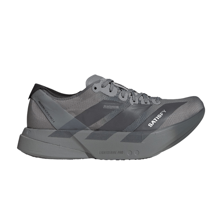 SATISFY x adidas Wmns Adizero Adios Pro 4 'Grey Black'