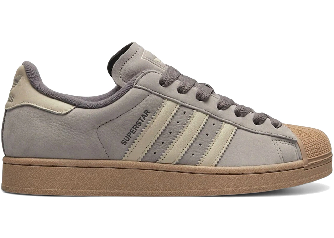adidas Superstar II Grey Off White Stone Khaki