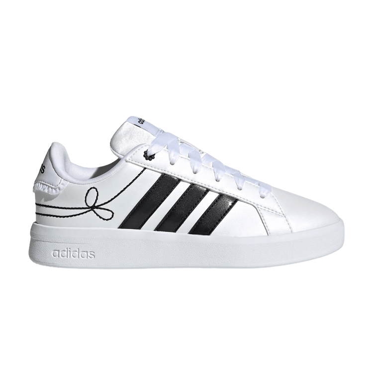 adidas Grand Court 3.0 Big Kid 'Cloud White Core Black'
