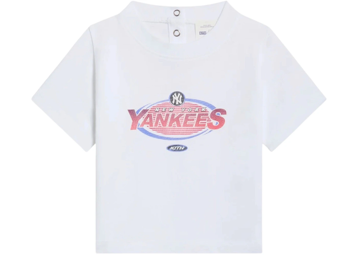 Kith x New York Yankees Baby Retro Tee White
