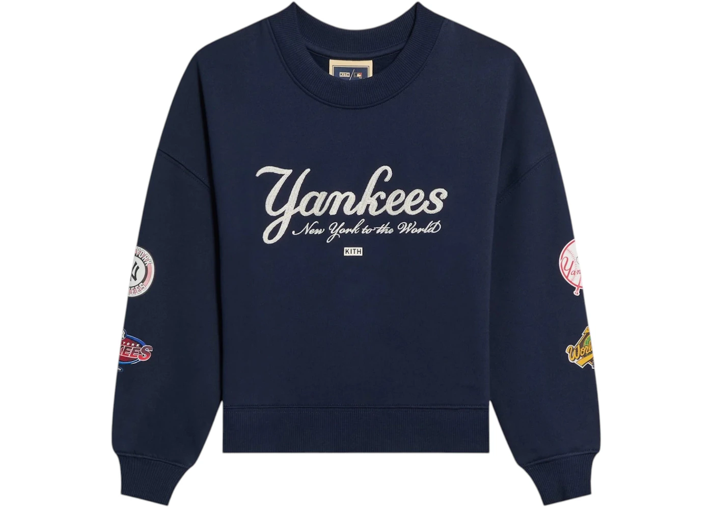 Kith x New York Yankees Kids Nelson Crewneck Nocturnal