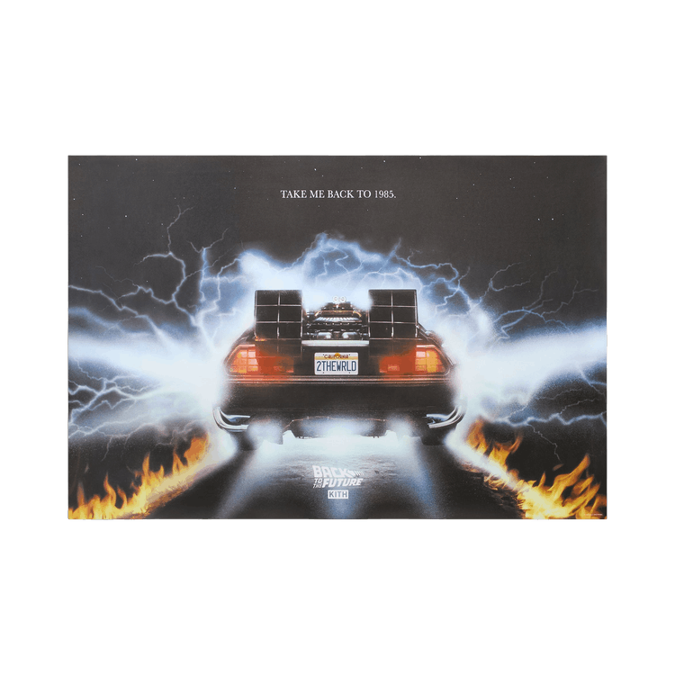 Kith For Back To The Future Take Me Back To 1985 Poster 'Multicolor'