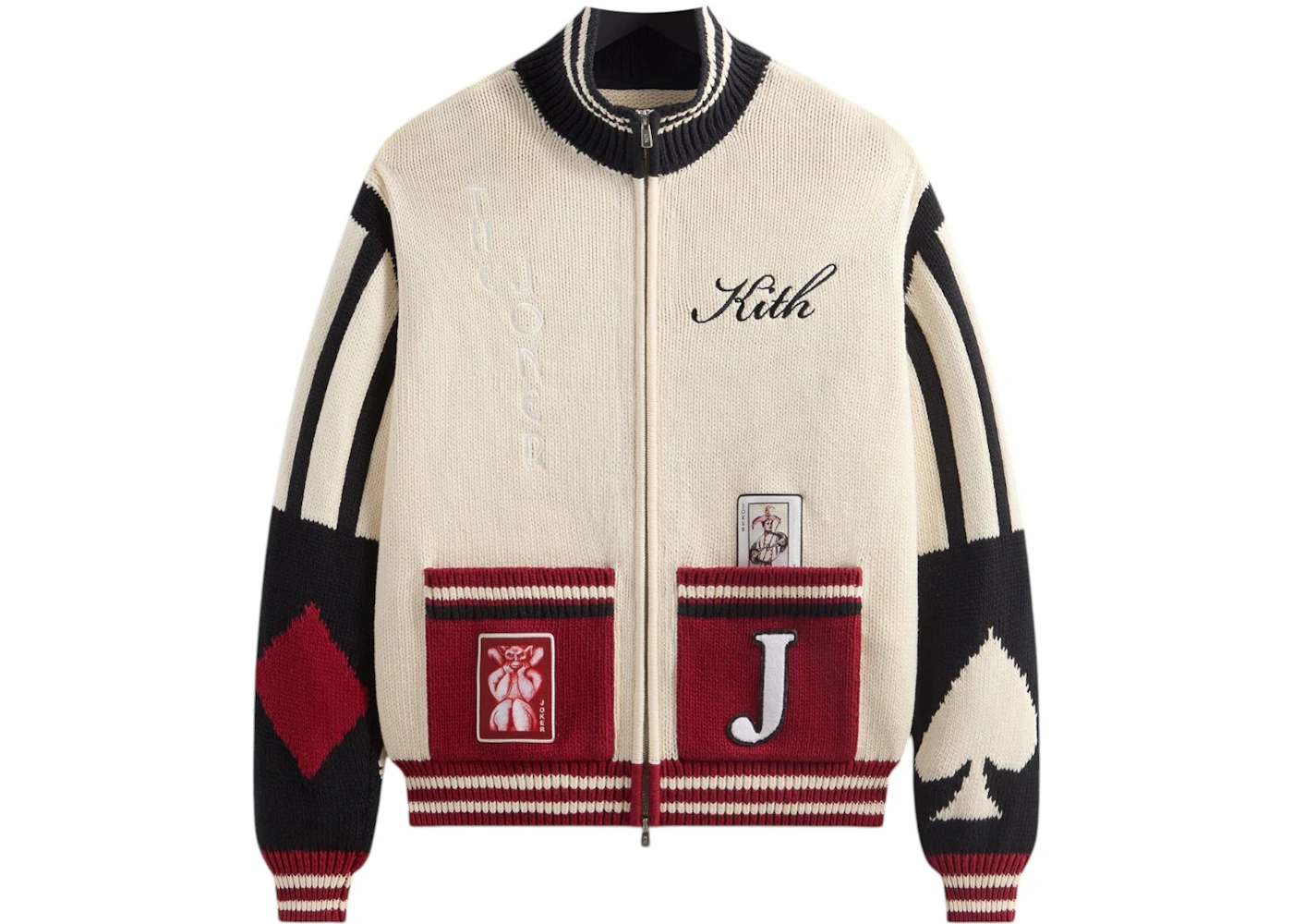 Kith x Batman Joker Wyona Full Zip Sweater Sandrift