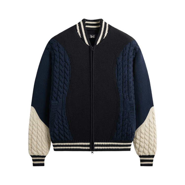 Kith For Needles Wyona Full Zip Sweater 'Black'