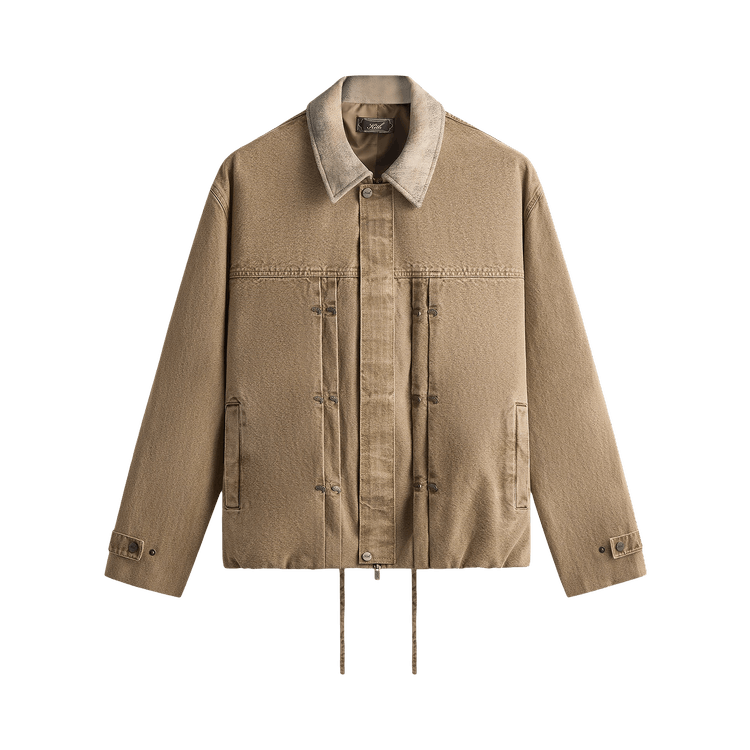 Kith Washed Canvas Ariel Blouson Jacket 'Sandalwood'
