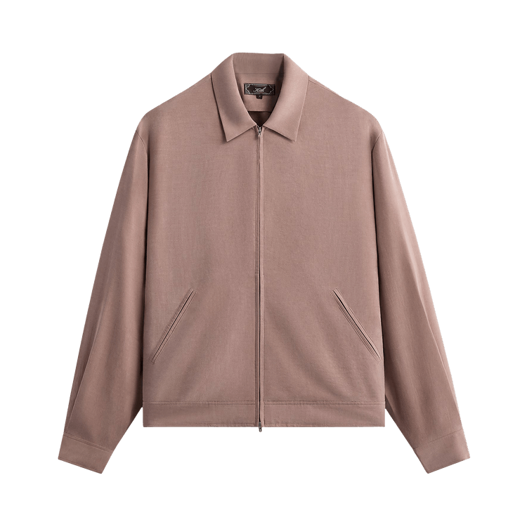 Kith Cupro Linen Connor Blouson Jacket 'Dusty Mauve'