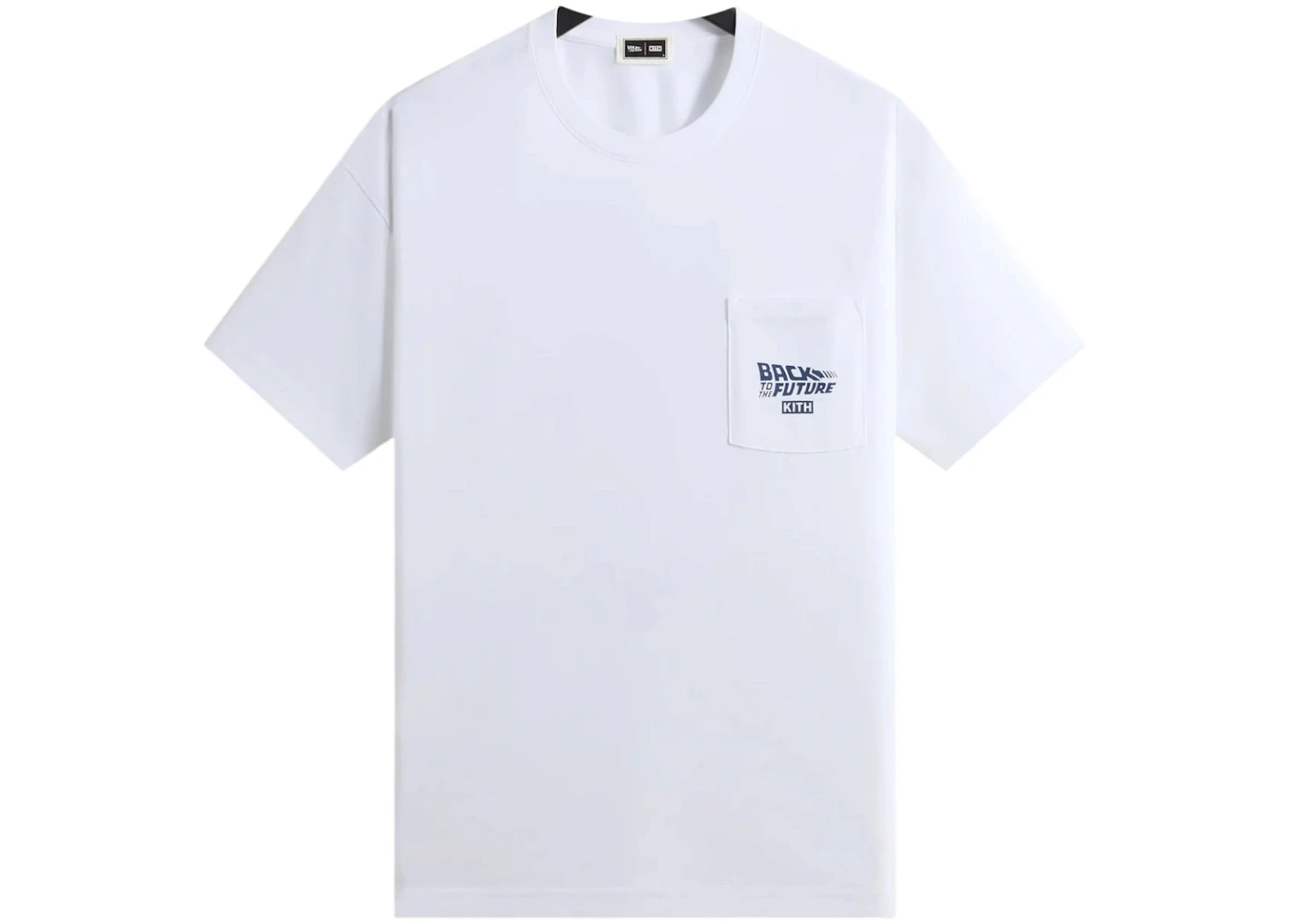 Kith x Back to the Future Blueprint Standard Crispy Pocket Tee White