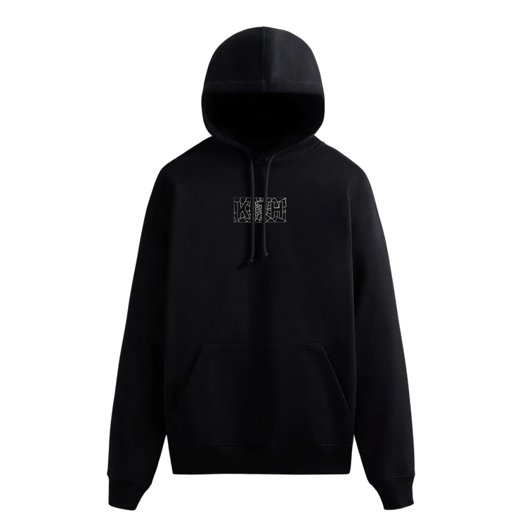 Kith For Spider-Man Web Logo Hoodie 'Black'