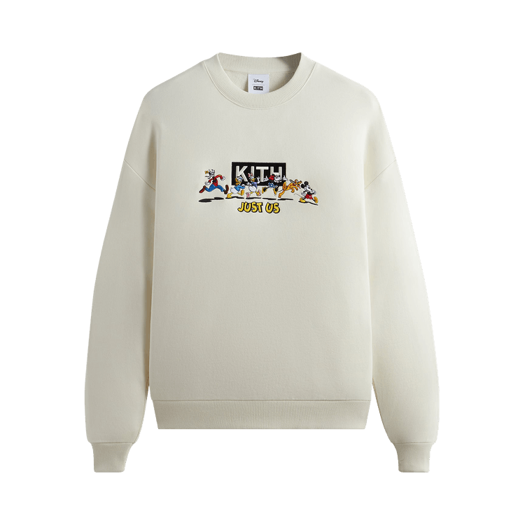 Kith For Mickey & Friends Family Crewneck 'Sandrift'