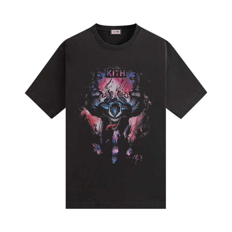 Kith x Marvel Symbiote Vintage Tee 'Black'