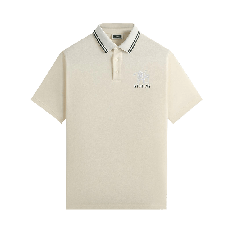 Kith Ivy Tipped Polo 'Sandrift'