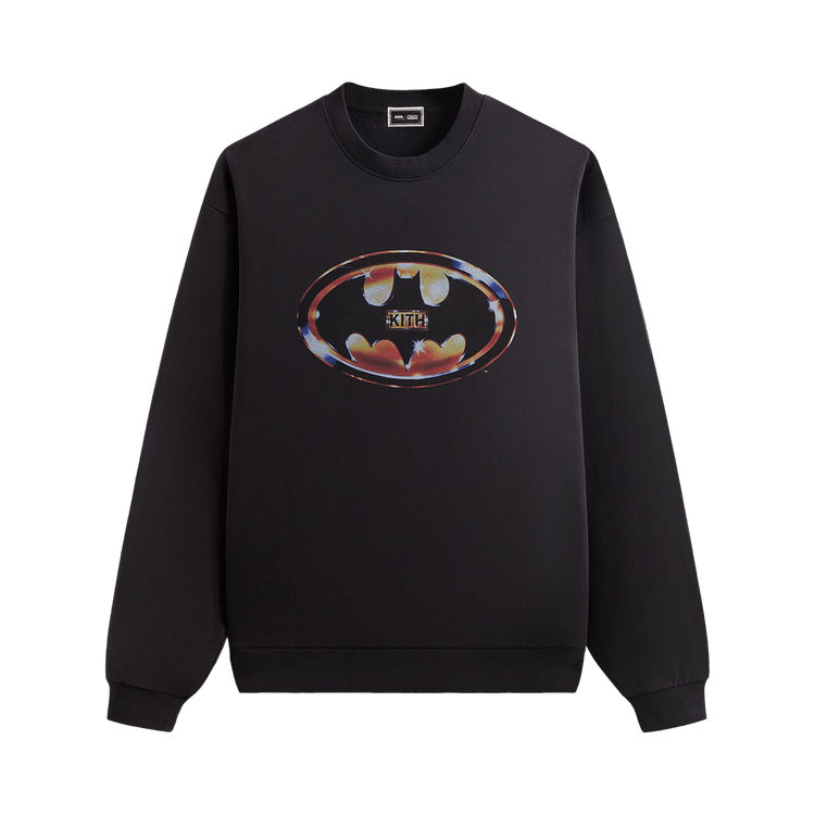 Kith x Batman Logo Vintage Nelson Crewneck 'Black'