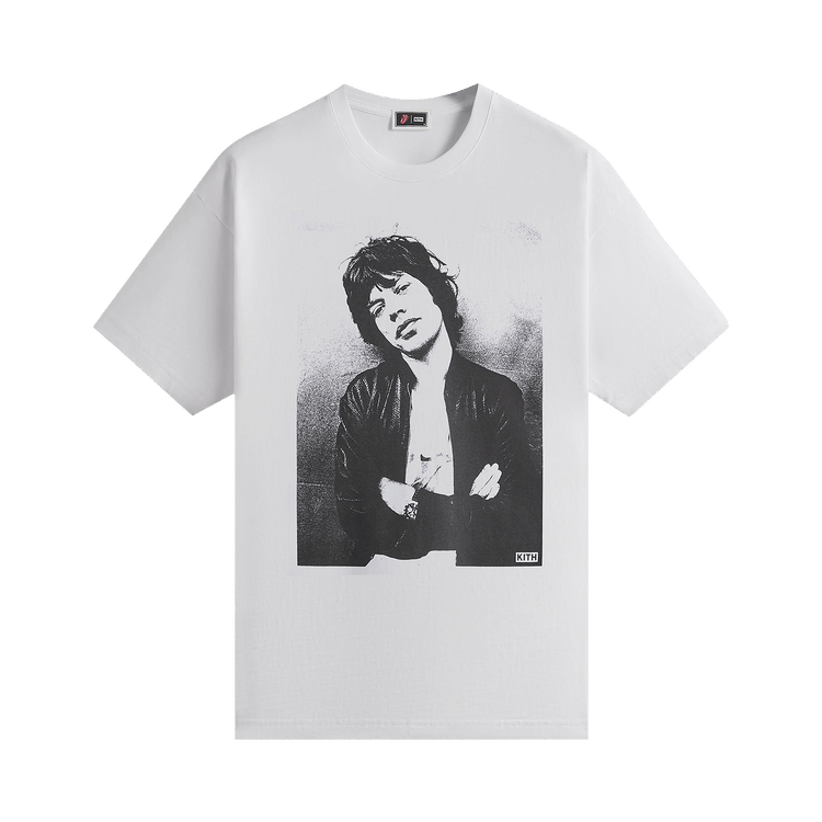 Kith For The Rolling Stones Mick Photo Vintage Tee 'White'