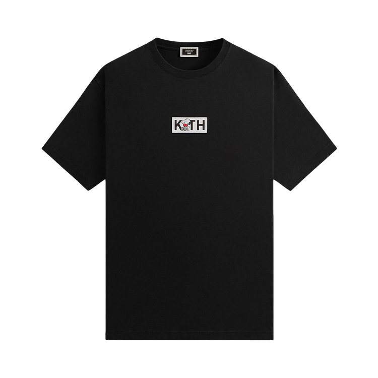 Kith For Peanuts Snoopy Classic Logo Tee 'Black'