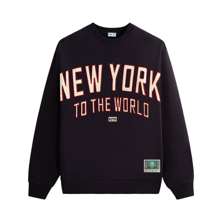 Kith For The NFL New York Giants Victory Vintage Nelson Crewneck 'Ink'