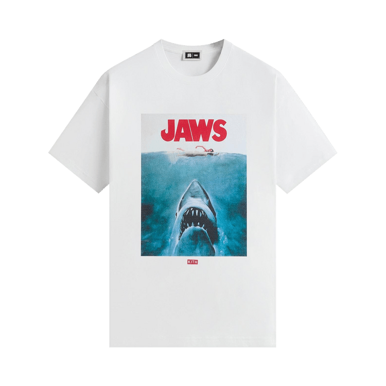 Kith For Jaws Main Poster Vintage Tee 'Bright White'