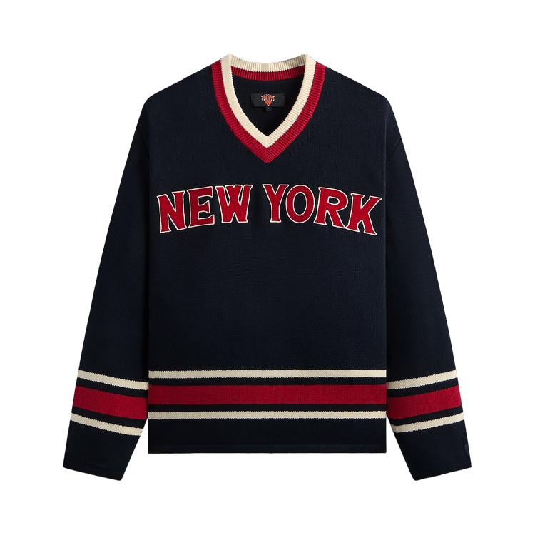 Kith For The New York Knicks Classic Beau Knit Sweater 'Nocturnal'