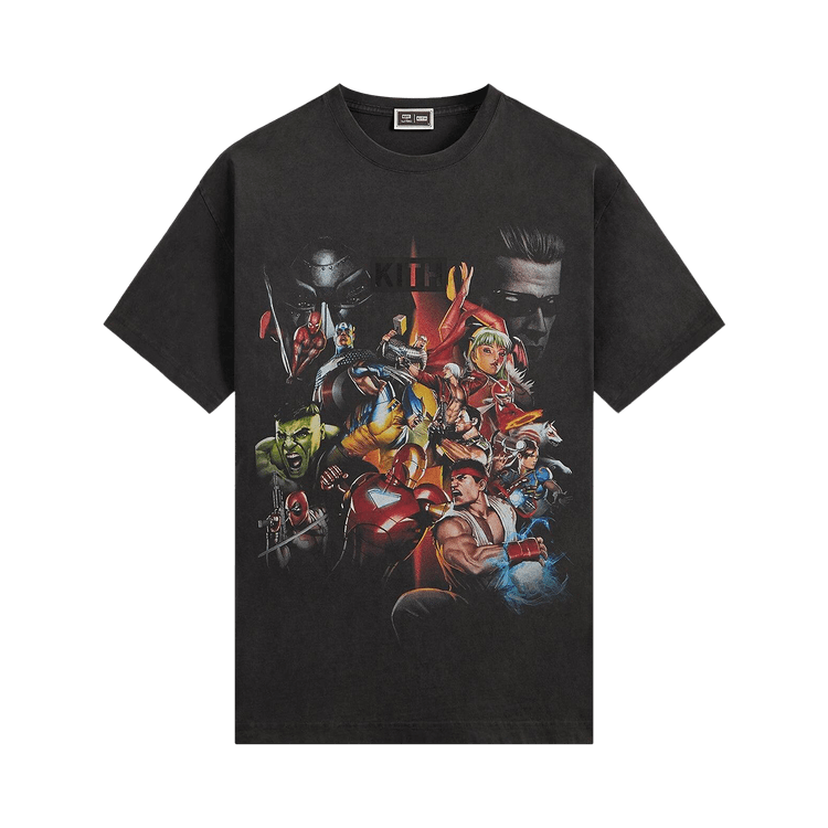 Kith x Marvel vs. Capcom Ultimate Vintage Tee 'Black'