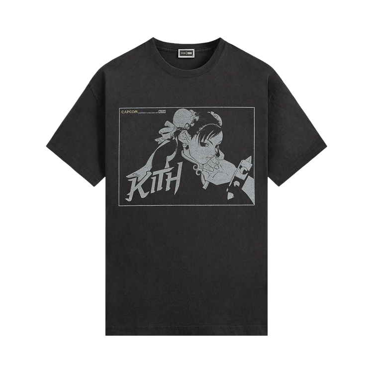Kith x Capcom Chun Li Vintage Tee 'Black'