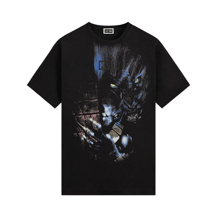 Kith x Marvel Panther Vintage Tee Black 'Black'