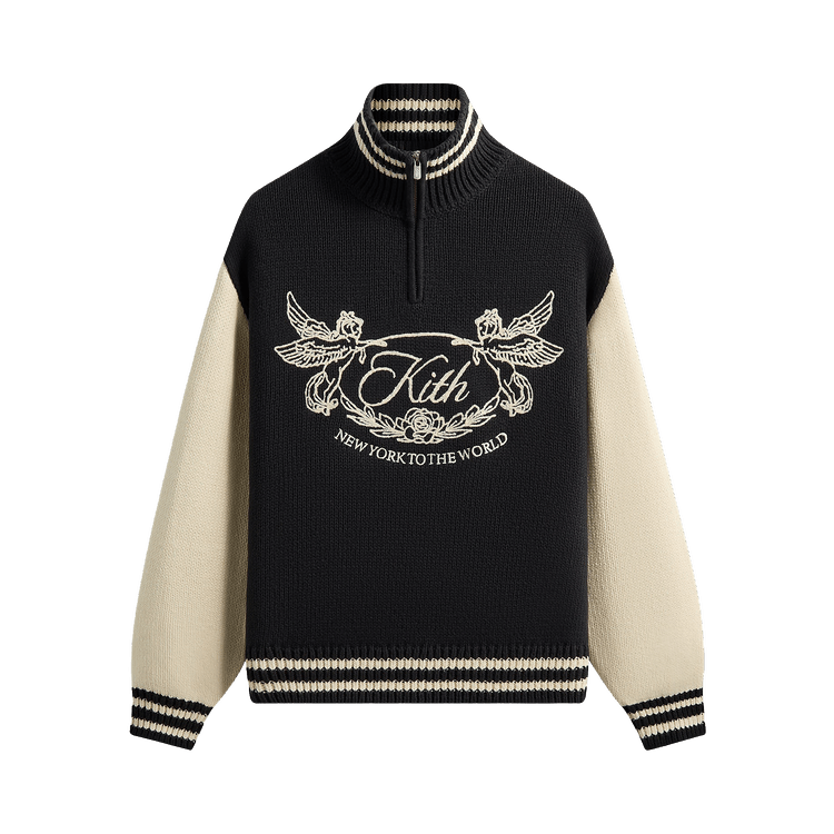 Kith Quarter Zip Wyona Sweater 'Cyclone'