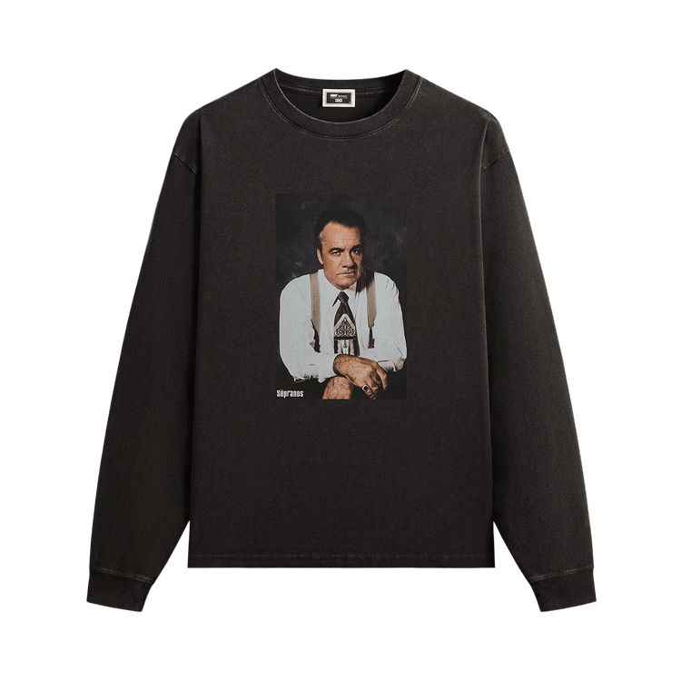 Kith For The Sopranos Paulie Vintage Long Sleeve Tee 'Black'