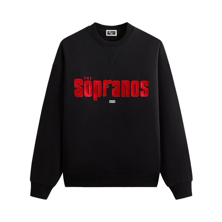 Kith For The Sopranos Main Logo Nelson Crewneck 'Black'
