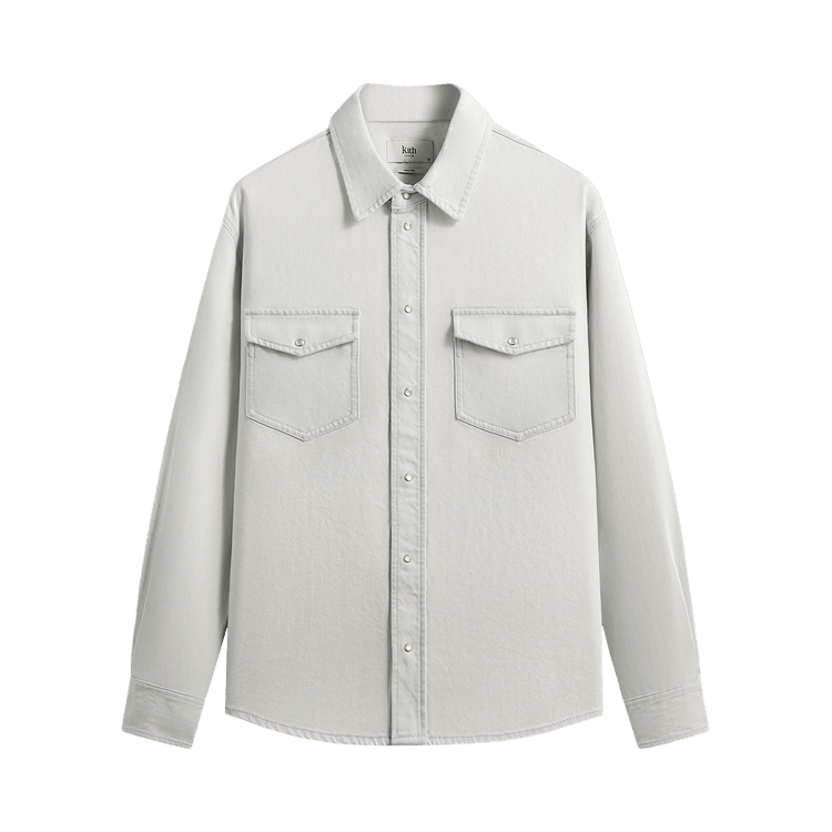 Kith Midweight Denim Long-Sleeve Warwick Shirt 'Eden Wash'
