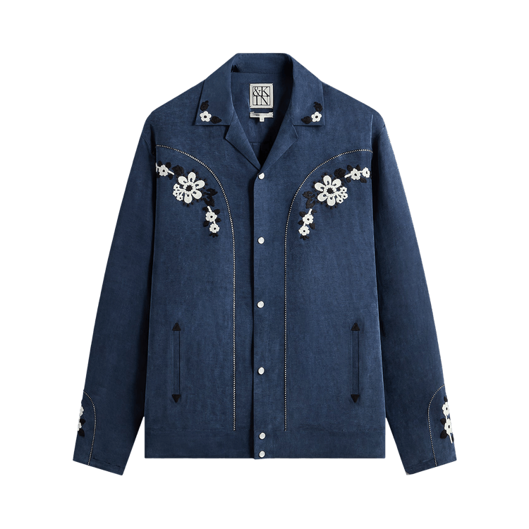 Kith &Kin Cupro Linen Wally Shirt 'Nocturnal'