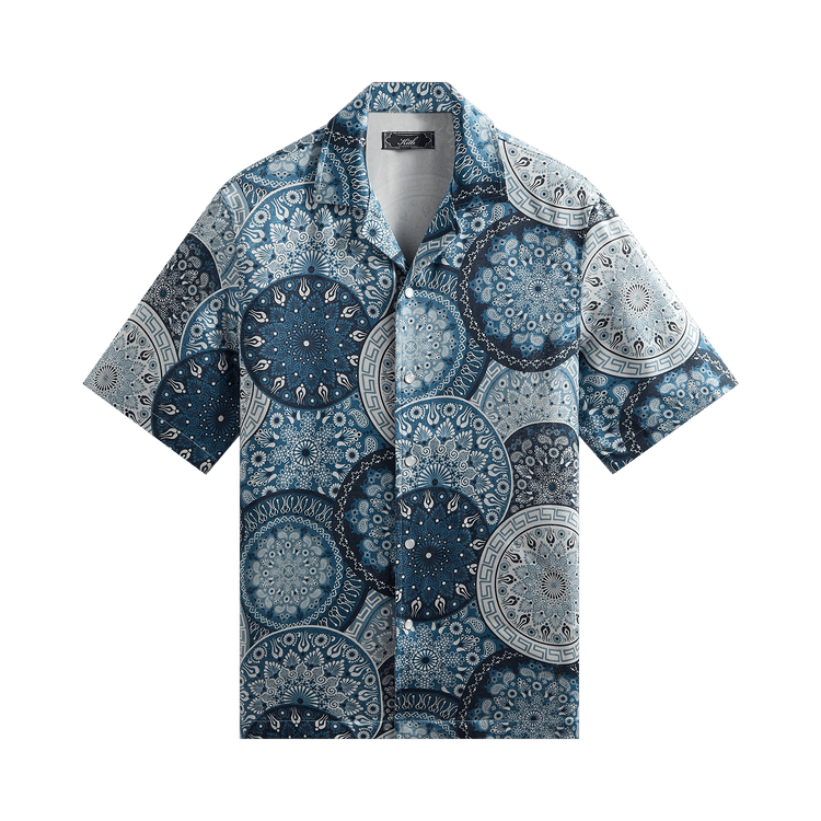 Kith Mosaic Mandala Thompson Camp Collar Shirt 'Novel'
