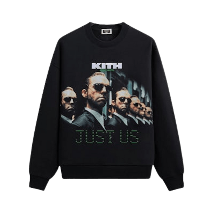 Kith For The Matrix Just Us Vintage Nelson Crewneck 'Black'