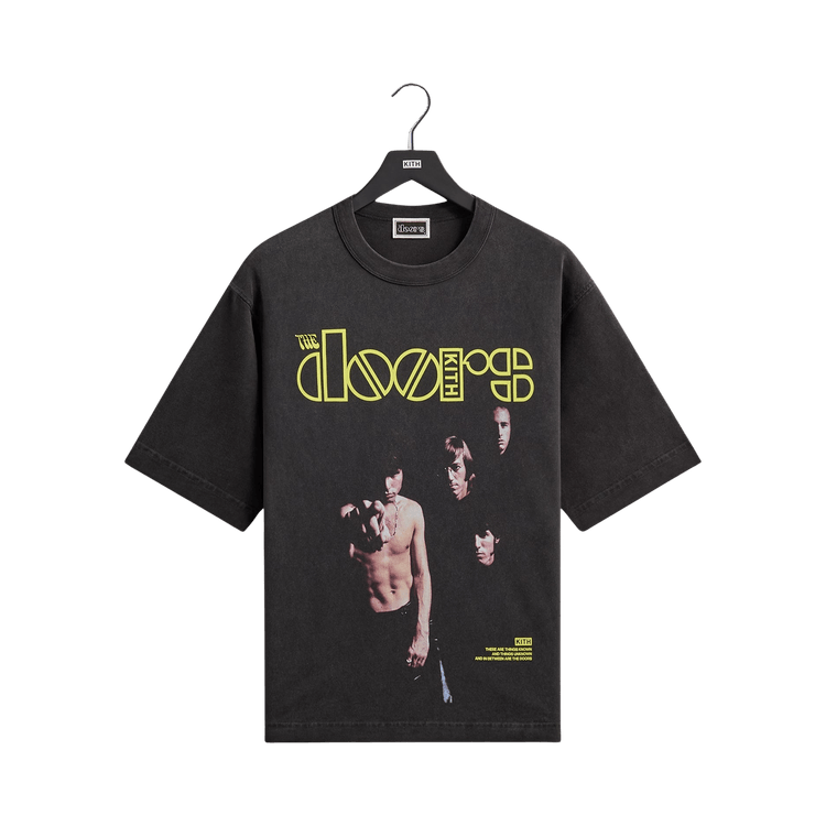 Kith Records For The Doors Self Titled Vintage Alex Tee 'Black'