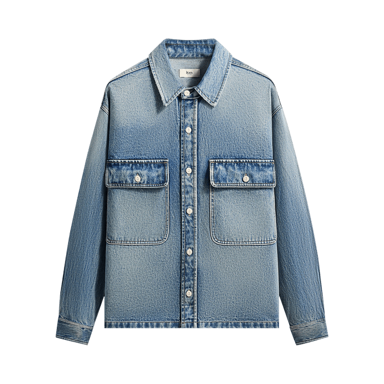 Kith Henson Denim Shirt 'Mid Indigo'