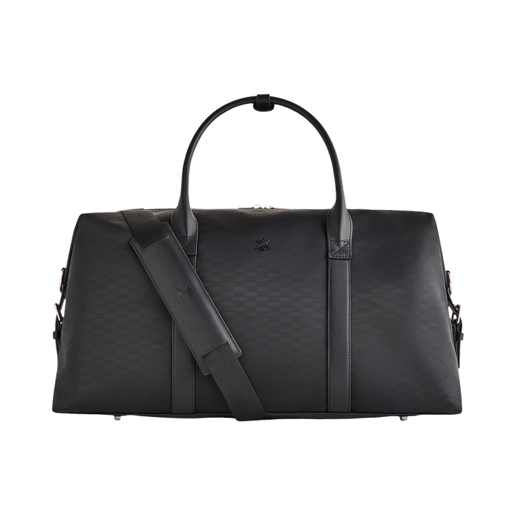 Kith Monogram Nylon Leather Duffle Bag 'Black'