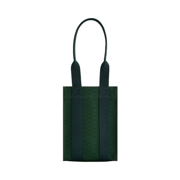 Kith Monogram Canvas Wine Tote Bag 'Conifer'
