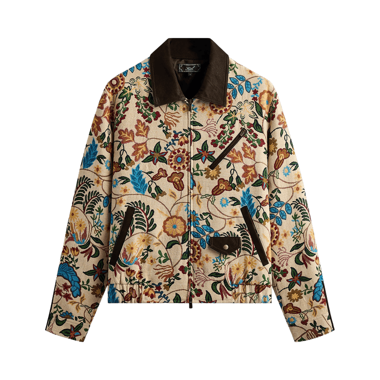Kith Ornate Floral Tapestry Cassius Blouson Jacket 'Durum'