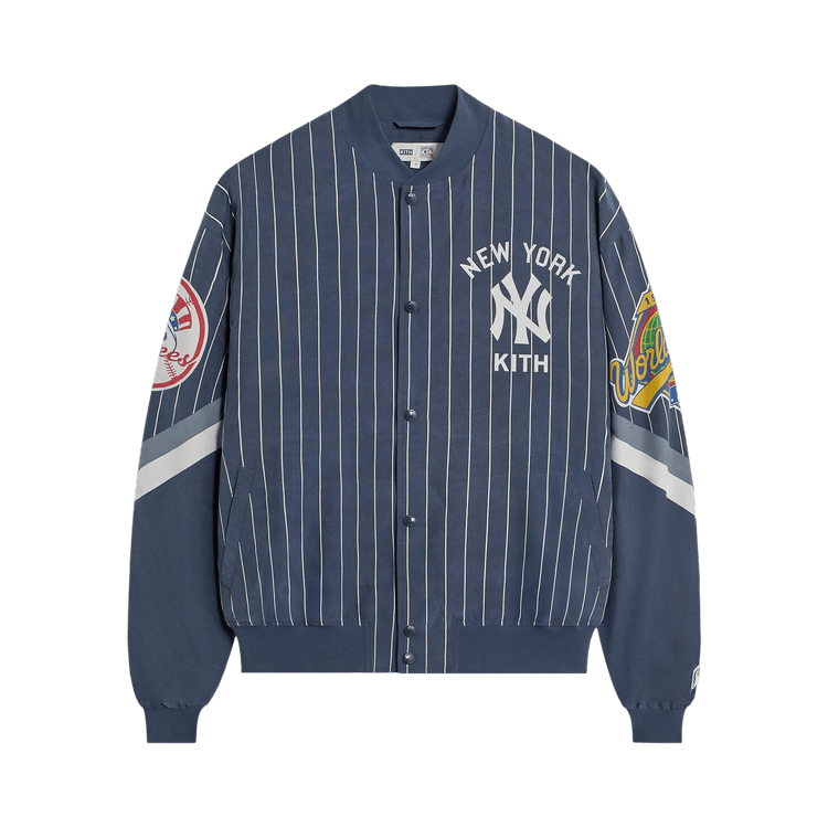 Kith For The New York Yankees Cupro Ferris Jacket 'Nocturnal'