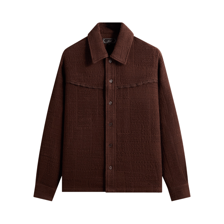Kith Patchwork Tweed Johnson Shirt 'Saddle'