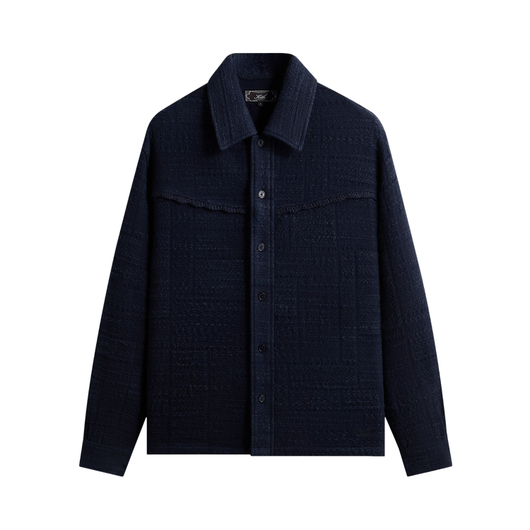 Kith Patchwork Tweed Johnson Shirt 'Nocturnal'