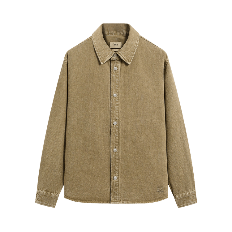 Kith Herringbone Denim Apollo Shirt 'Deliver'